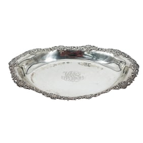 Antique Tiffany & Co. "English King" Sterling Silver Tray