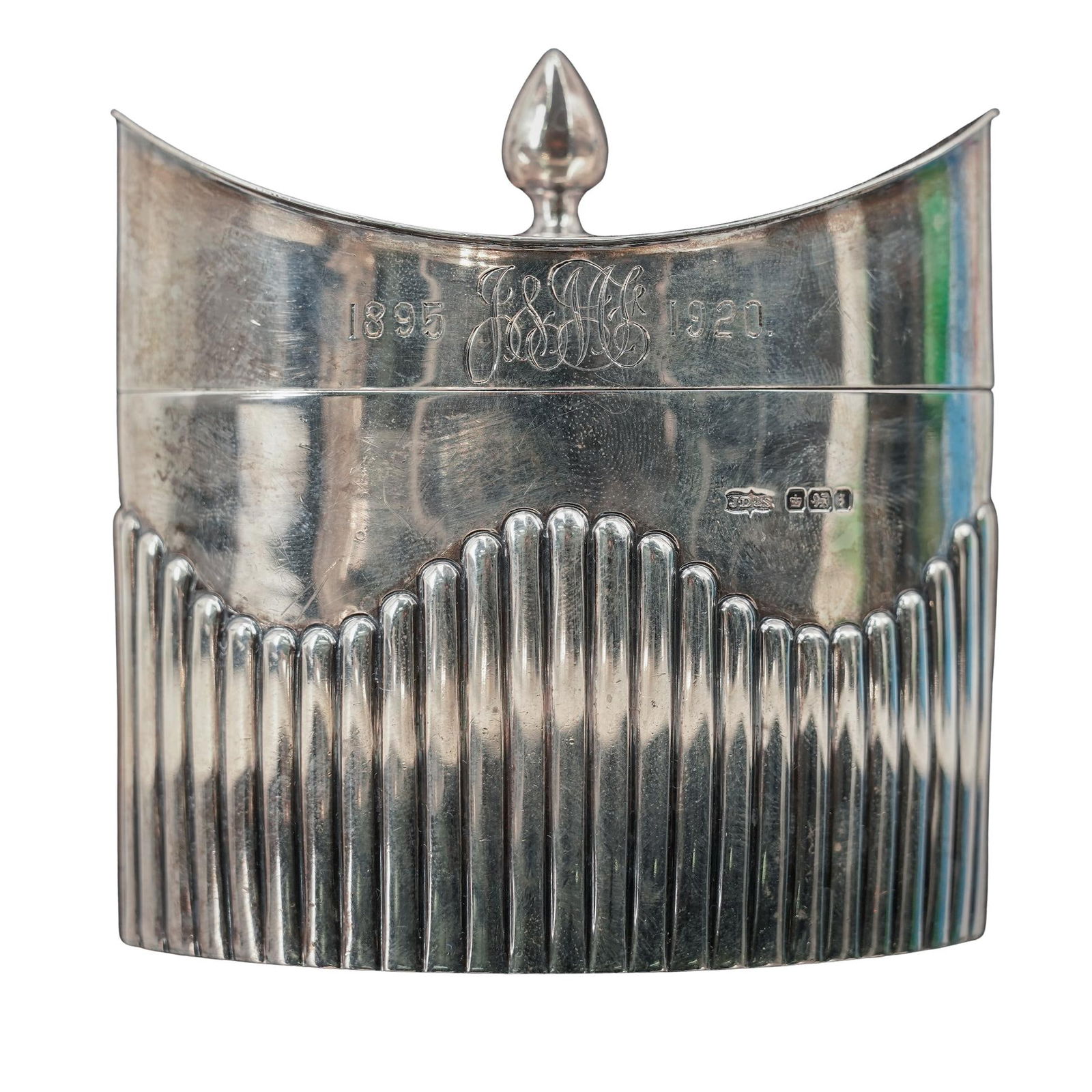 James Dixon & Son Sterling Silver Tea Caddy (1 of 9)