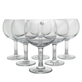 (6 Pc) Tiffany & Co. "Refresher" Crystal Wine Glasses