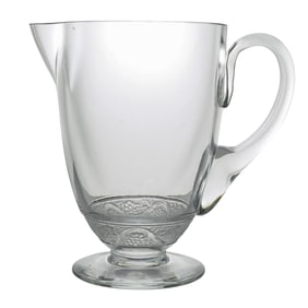 Lalique "Phalsbourg" Crystal Pitcher