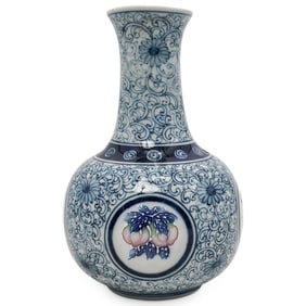 Kawamoto Rekitei (Japanese 1894-1975) Porcelain Vase