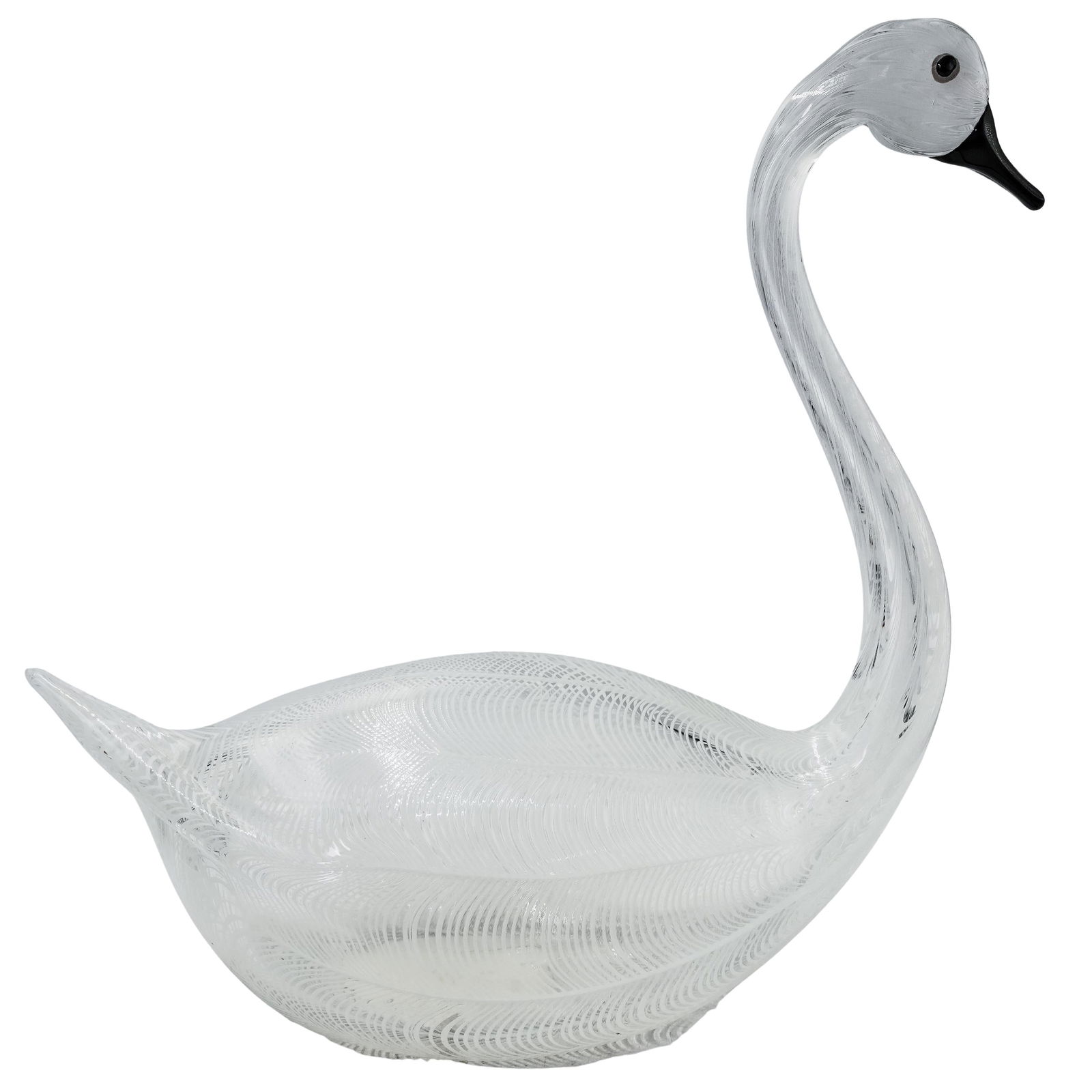 Licio Zanetti Style Murano Art Glass Swan (1 of 6)