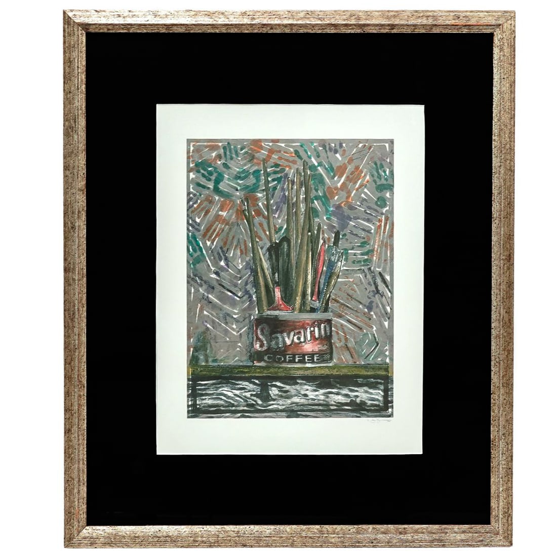 Jasper Johns (American, b.1930) "Savarin" Lithograph (1 of 4)