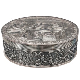 Holland "HH" Sterling Silver Trinket Box