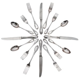 (20pc) Buccellati Milano Silver Plated Flatware set