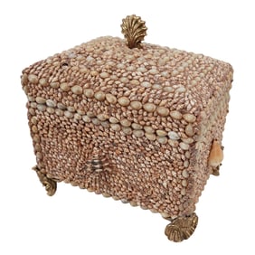 Maitland Smith Shell Encrusted Coffer Box