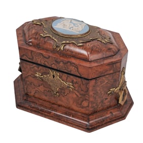 Victorian English Double Tea Caddy by Allen