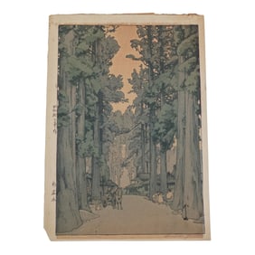 Yoshida Hiroshi (1876-1950) Showa Shin-hanga Woodblock print