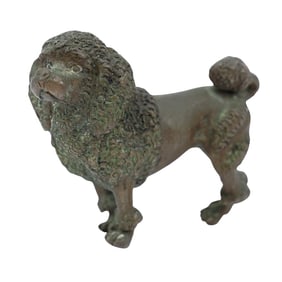 Austrian Bronze Poodle Figurine