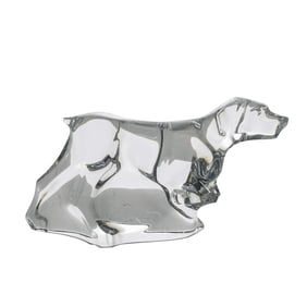 Baccarat Crystal Pointer Dog Figurine