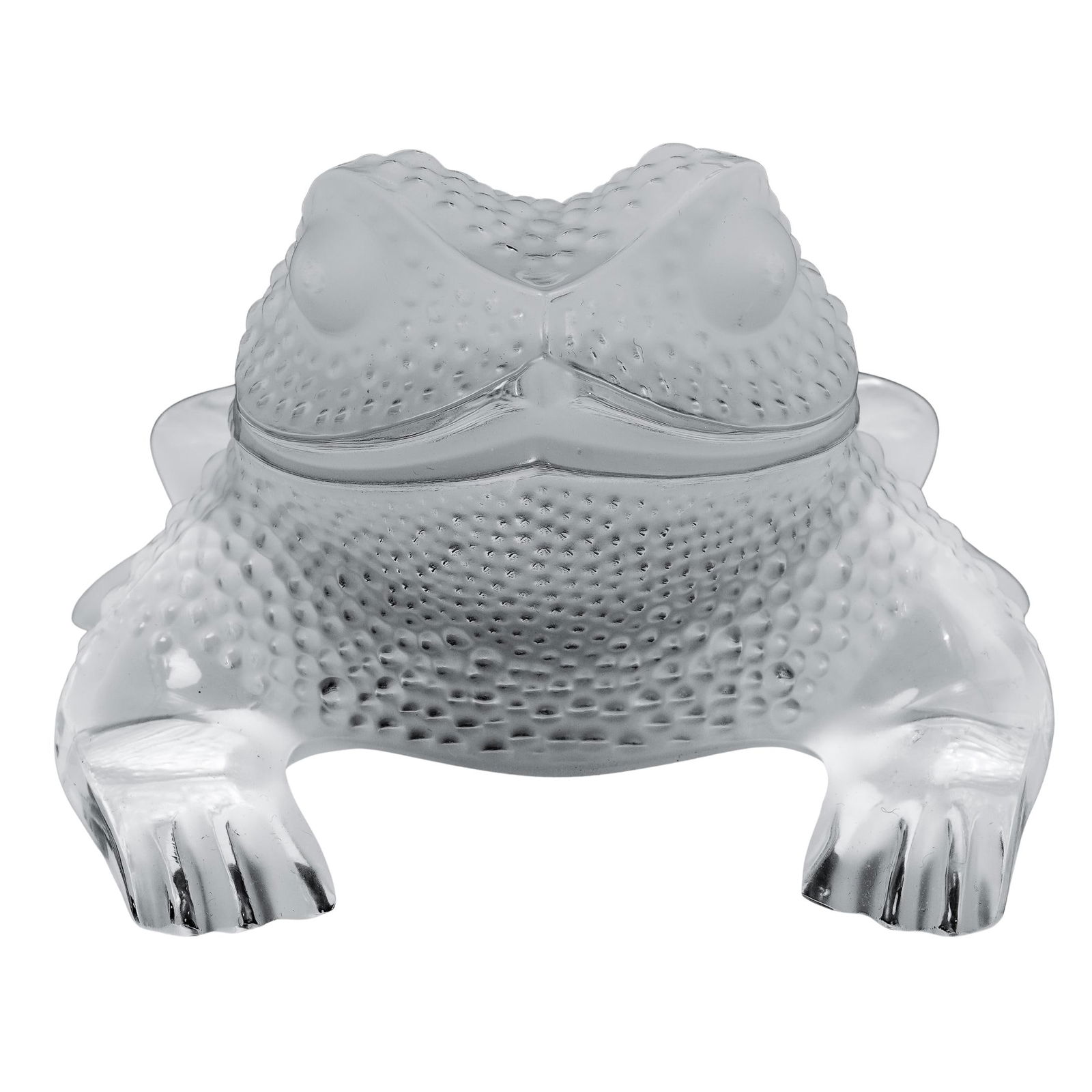 Lalique "Gregory" Crystal Toad Figurine - 2