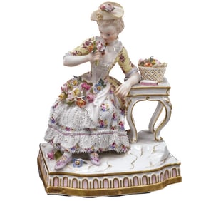 Meissen Johann Carl Schonheit "Allegory of Smell" Figurine