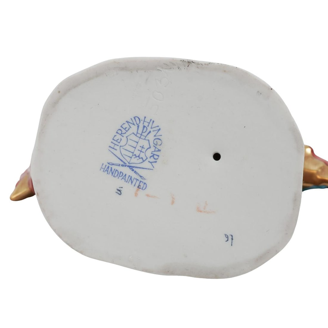 Herend Fishnet "Cocky Rooster" Porcelain Figurine - 5