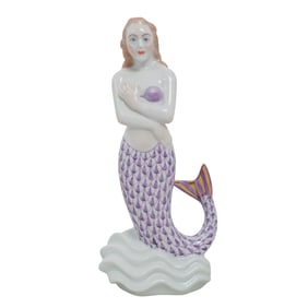Herend Porcelain Mermaid Figurine