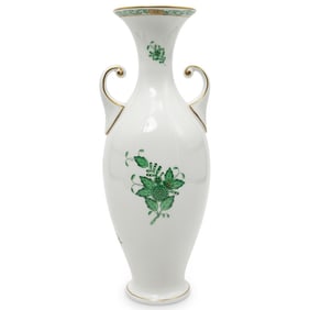 Herend Apponyi Vert Porcelain Vase