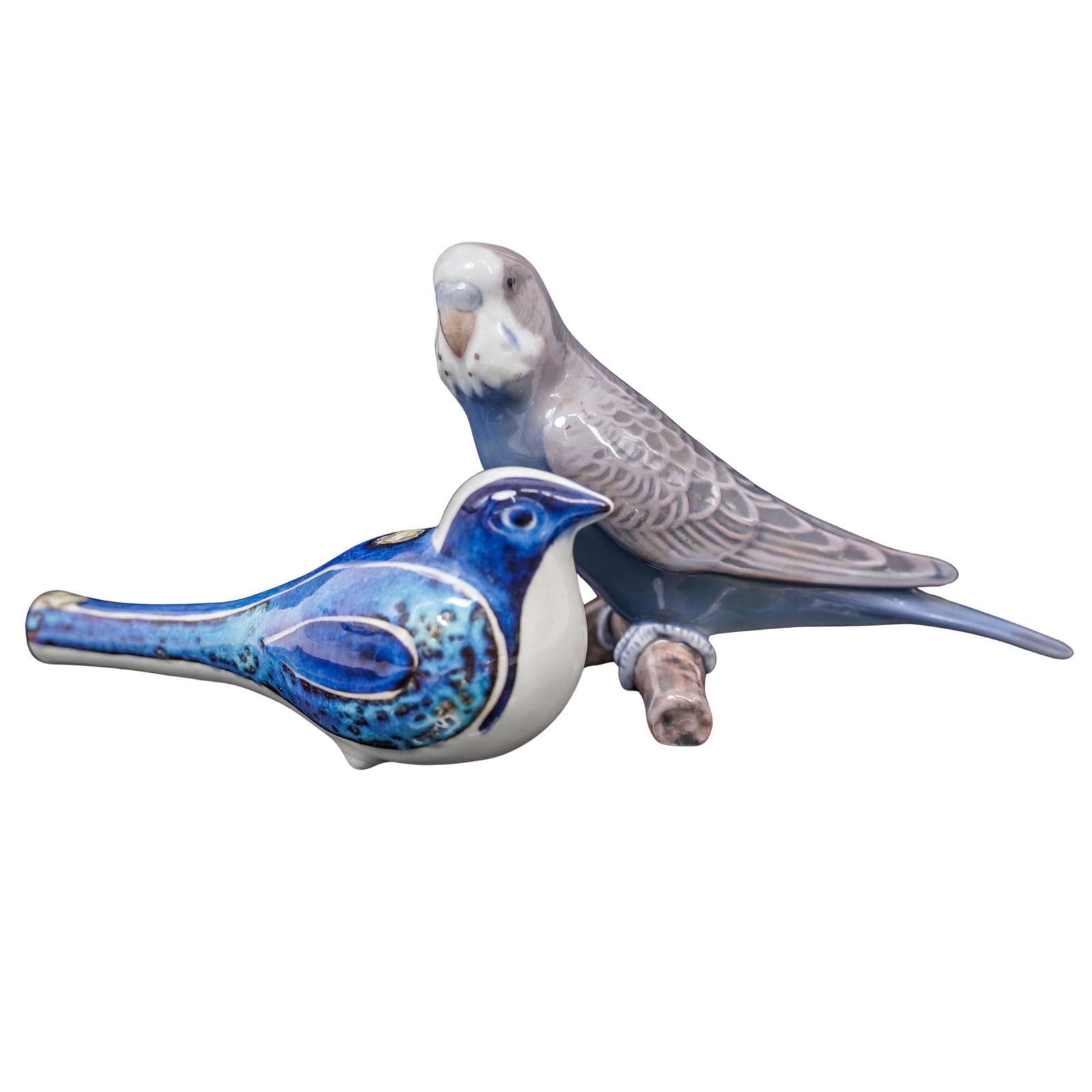 (2 Pc) Danish Porcelain Bird Figurines (1 of 6)