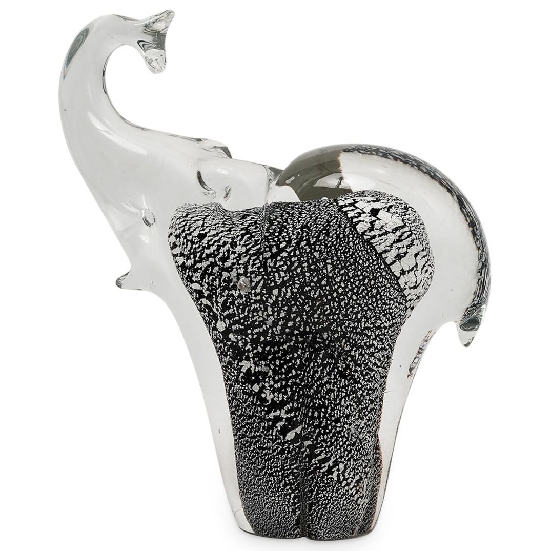 Vintage Murano Glass Elephant Figurine (1 of 7)