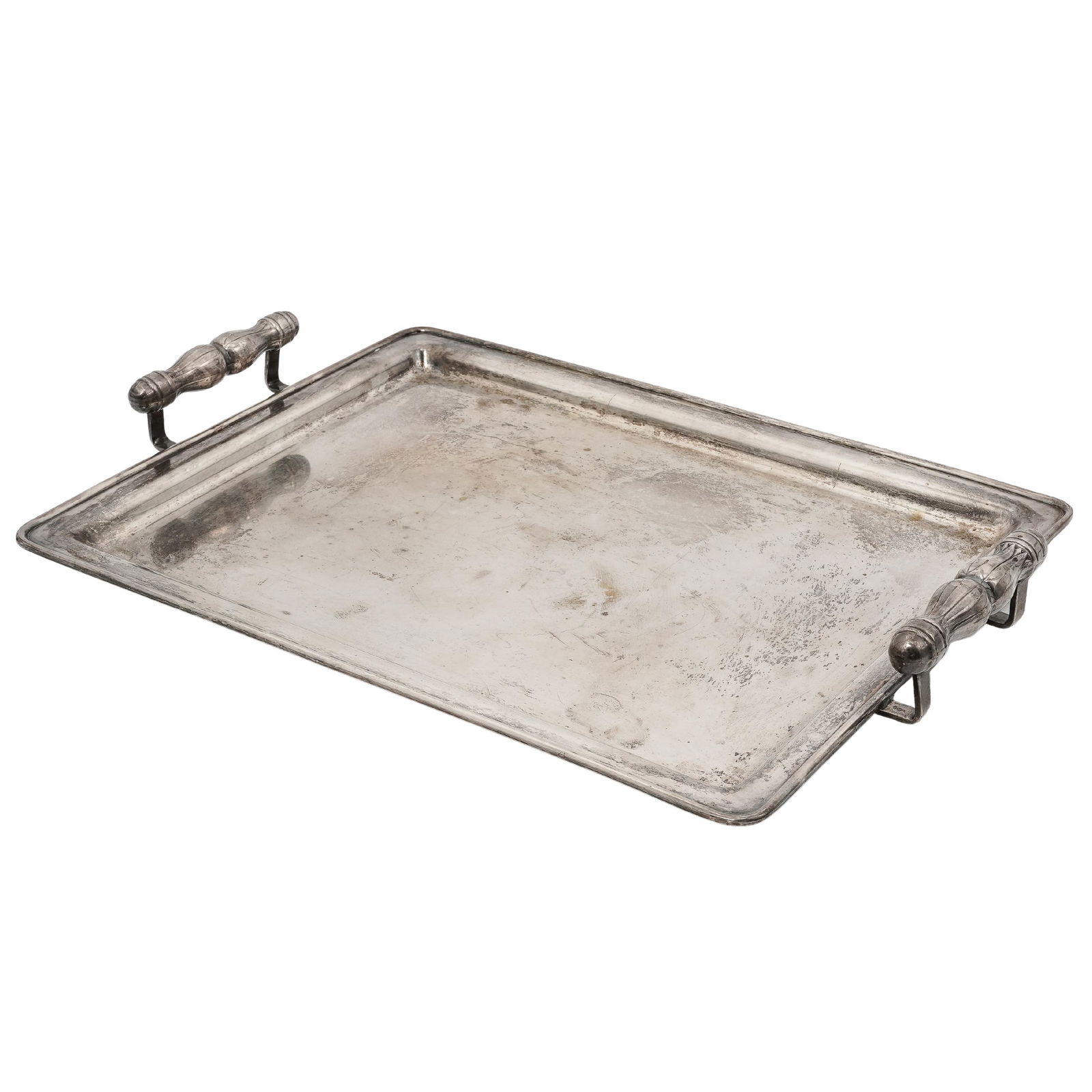 Vintage Silver Plated Serving Tray, Hallmarked (1 of 7)