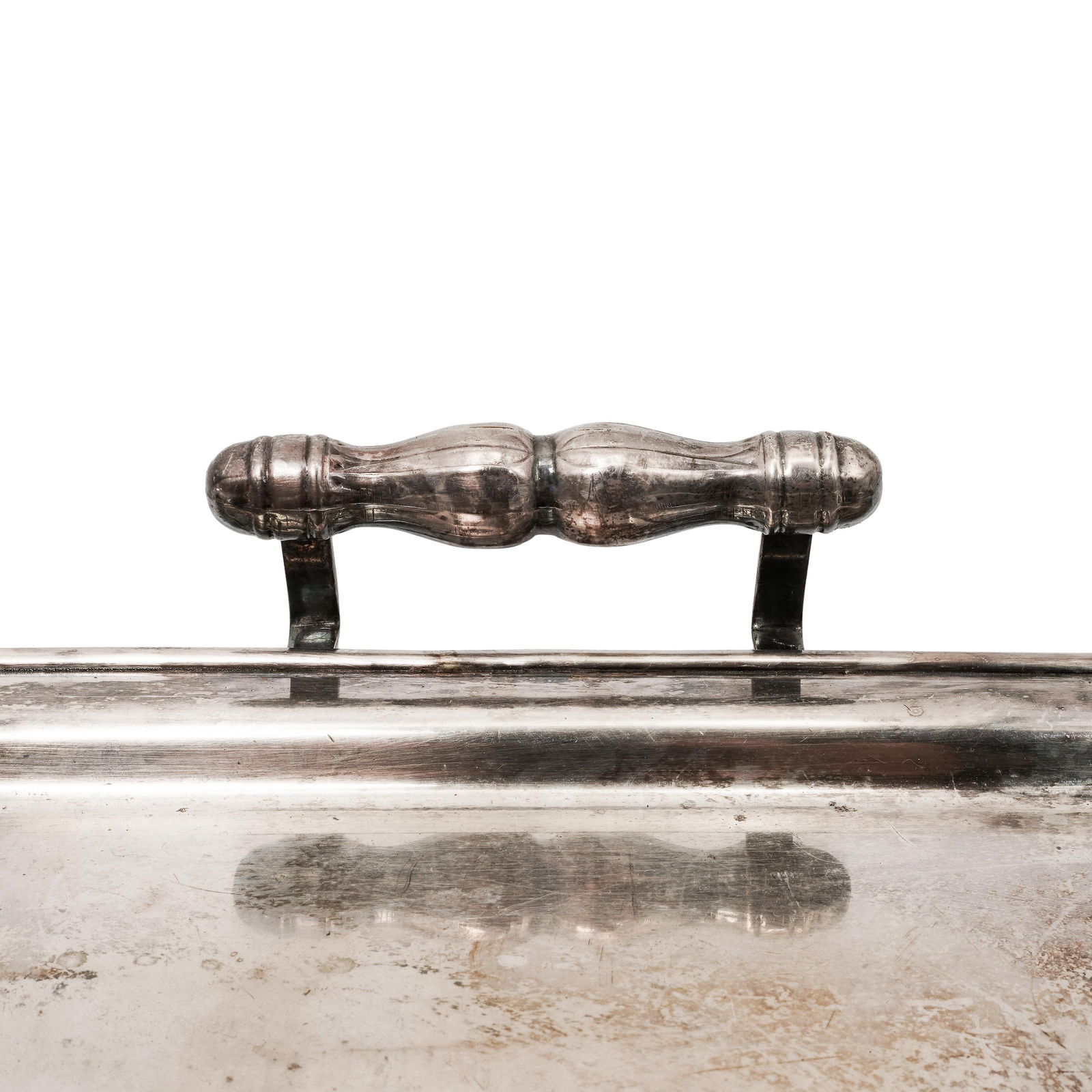 Vintage Silver Plated Serving Tray, Hallmarked - 4