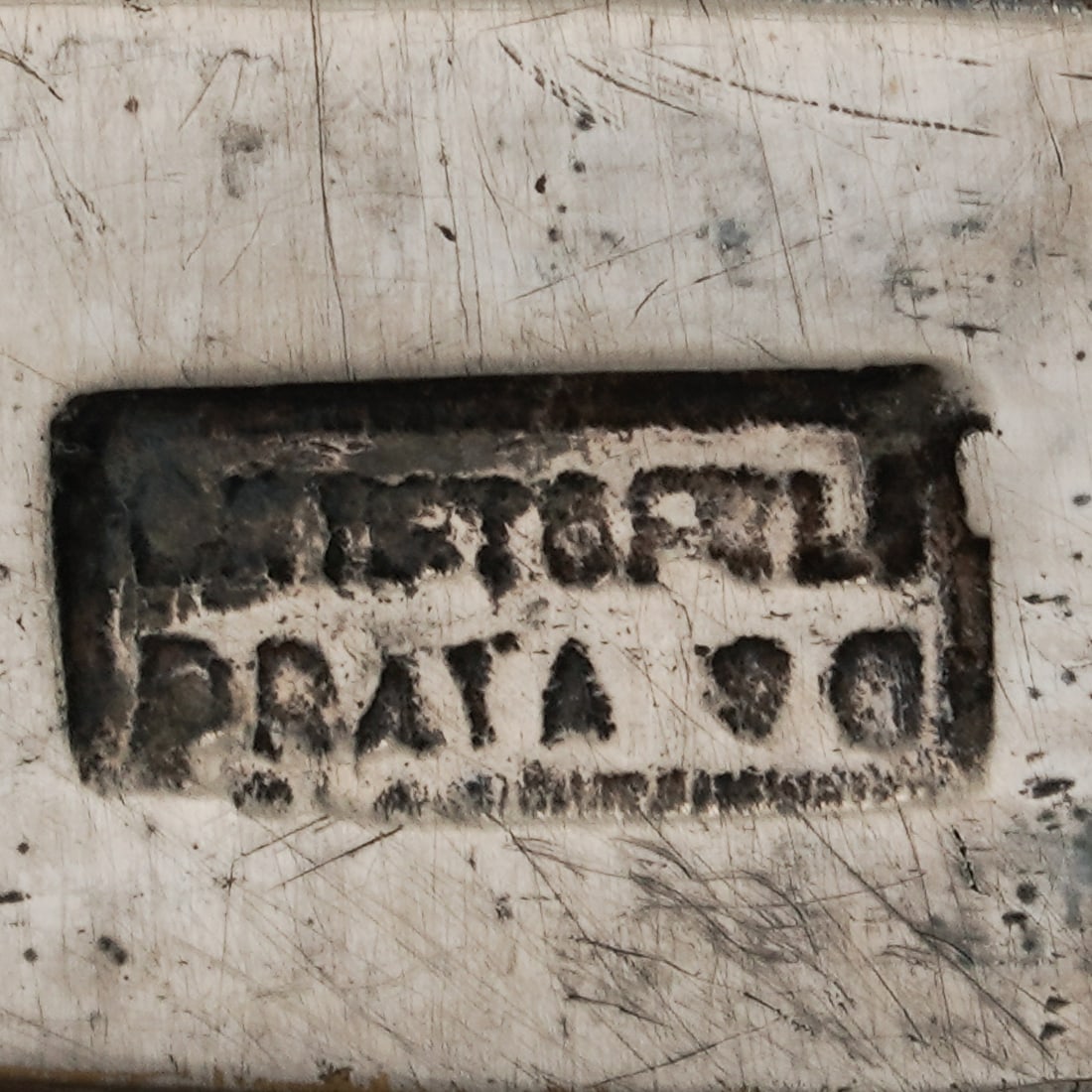 Vintage Silver Plated Serving Tray, Hallmarked - 7