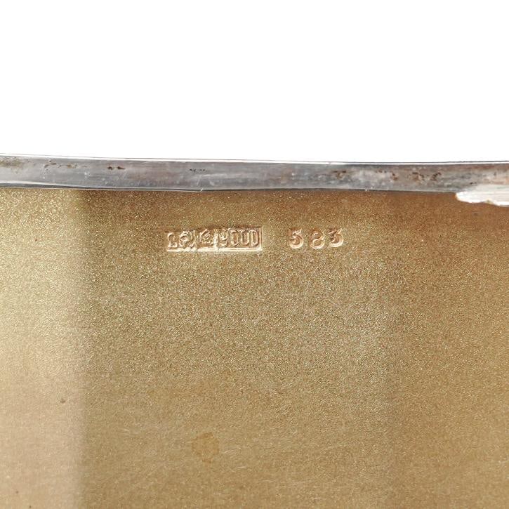 Antique 900 Silver Cigarette Case - 4