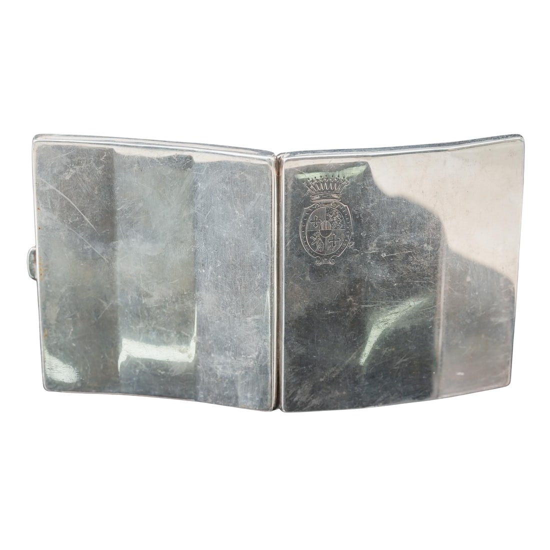 Antique 900 Silver Cigarette Case - 5