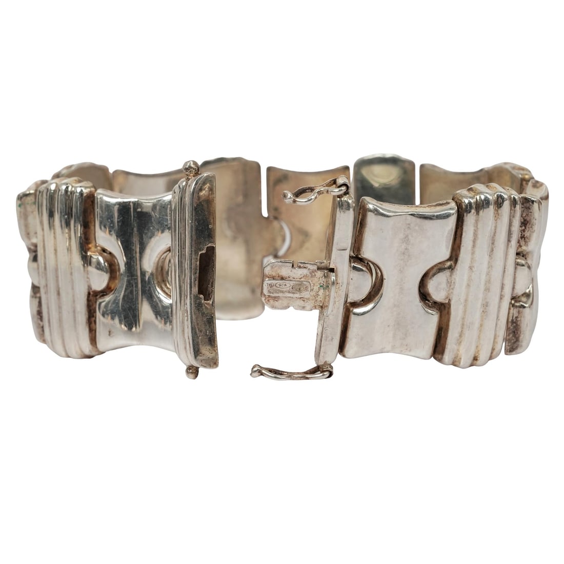 (2 Pc) Sterling Silver Link Bracelets - 3