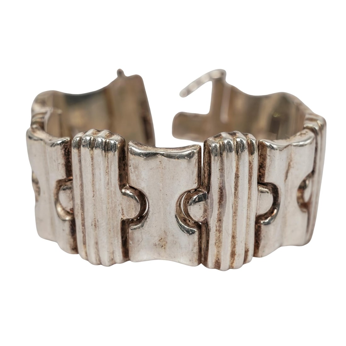 (2 Pc) Sterling Silver Link Bracelets - 5