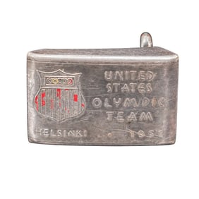 United State Olympic Team (Helsinki, 1952) Metal Belt Buckle