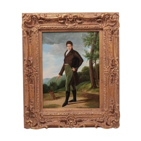 After Robert Lefevre's "Portrait of Count Andrey Bezborodko" Oil Painting