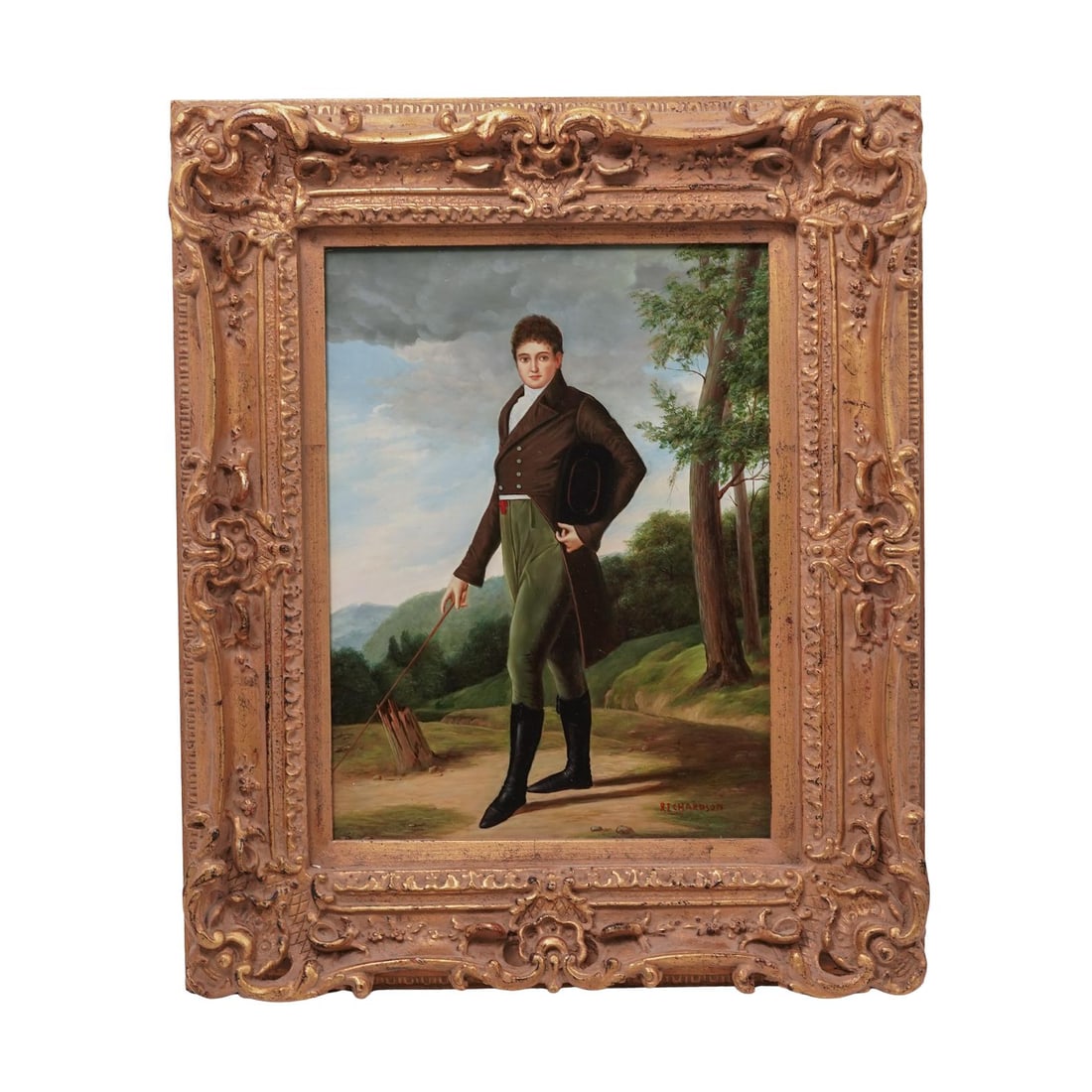 After Robert Lefevre's "Portrait of Count Andrey Bezborodko" Oil Painting (1 of 4)