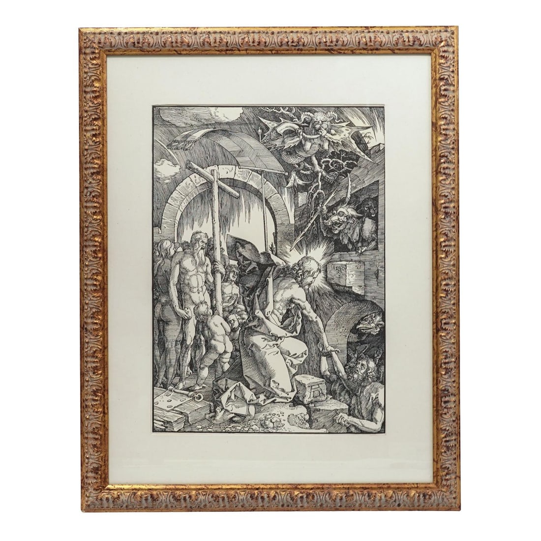 Albrecht Durer Woodcut of Christ in Limbo from "The Large Passion" (1 of 7)