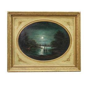 Attributed to El'Pidfor Konstantinovich (Russian, 19th Cent.) Oil On Canvas Painting