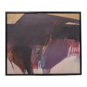 Rafael Vadia (Cuban, b. 1950) Abstract Painting on Canvas