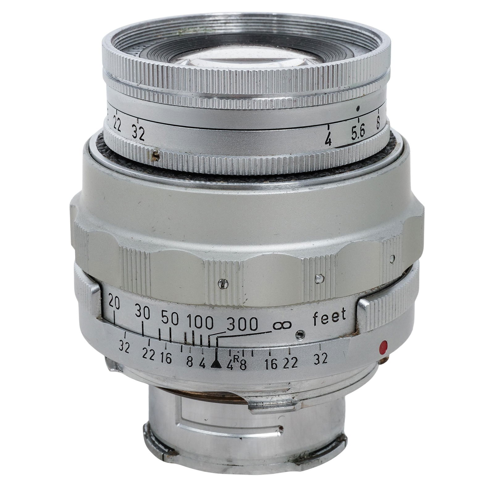 Ernst Leitz GmbH "Elmar" 1:4 Lens w/ Accessories: Ernst Leitz GmbH "Elmar" 1:4 Lens w/ Accessories 20th century, Germany An Ernst Leitz GmbH Wetzlar "Elmar" lens. Marked on lens rim "Ernst Leitz GmbH Wetzlar Elmar f=9 cm 1:4 Nr. 1189123". Includes