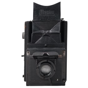 Vintage Goltz & Breutmann Mentor Reflex Folding Camera and Zeiss Lens