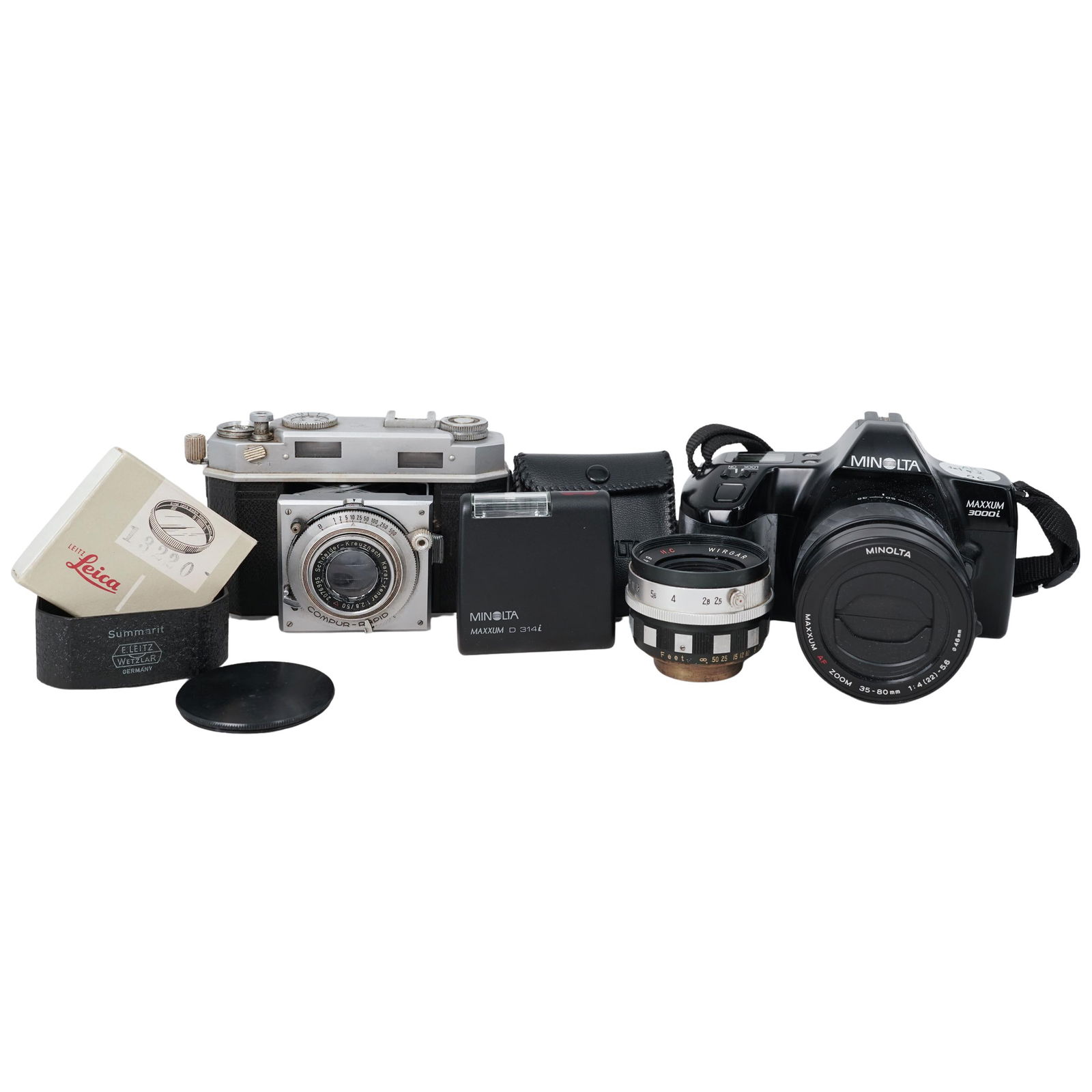 (10 pcs) Vintage Cameras, Accessories, Lens; Afga, Minolta (1 of 13)