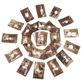 Set of Antique Nude Postcards