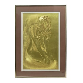 J. Angerand for Manifestations,Inc. Nude Female Foil Print