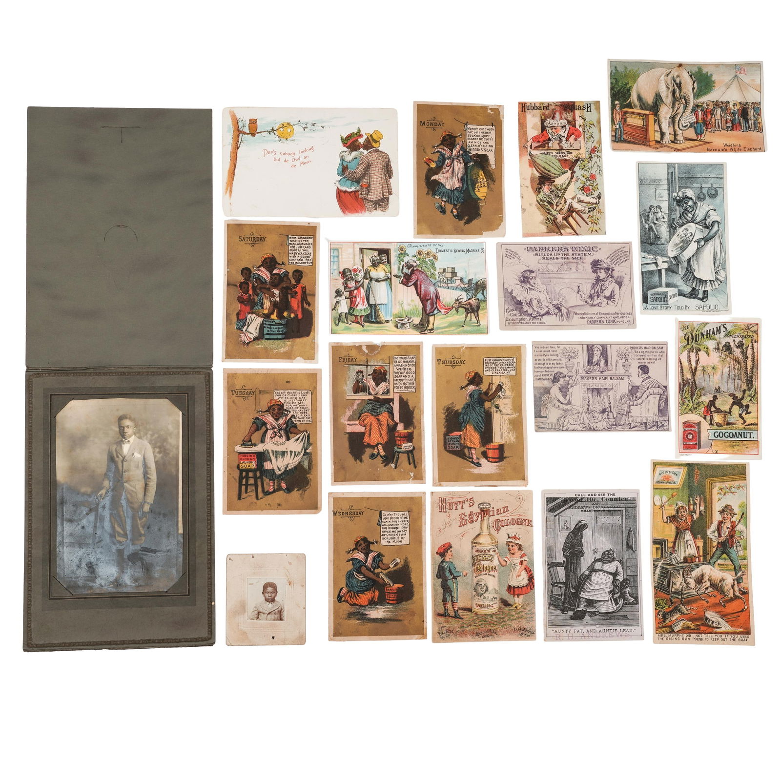 Antique Black Americana Advertisements & Photographs (1 of 8)