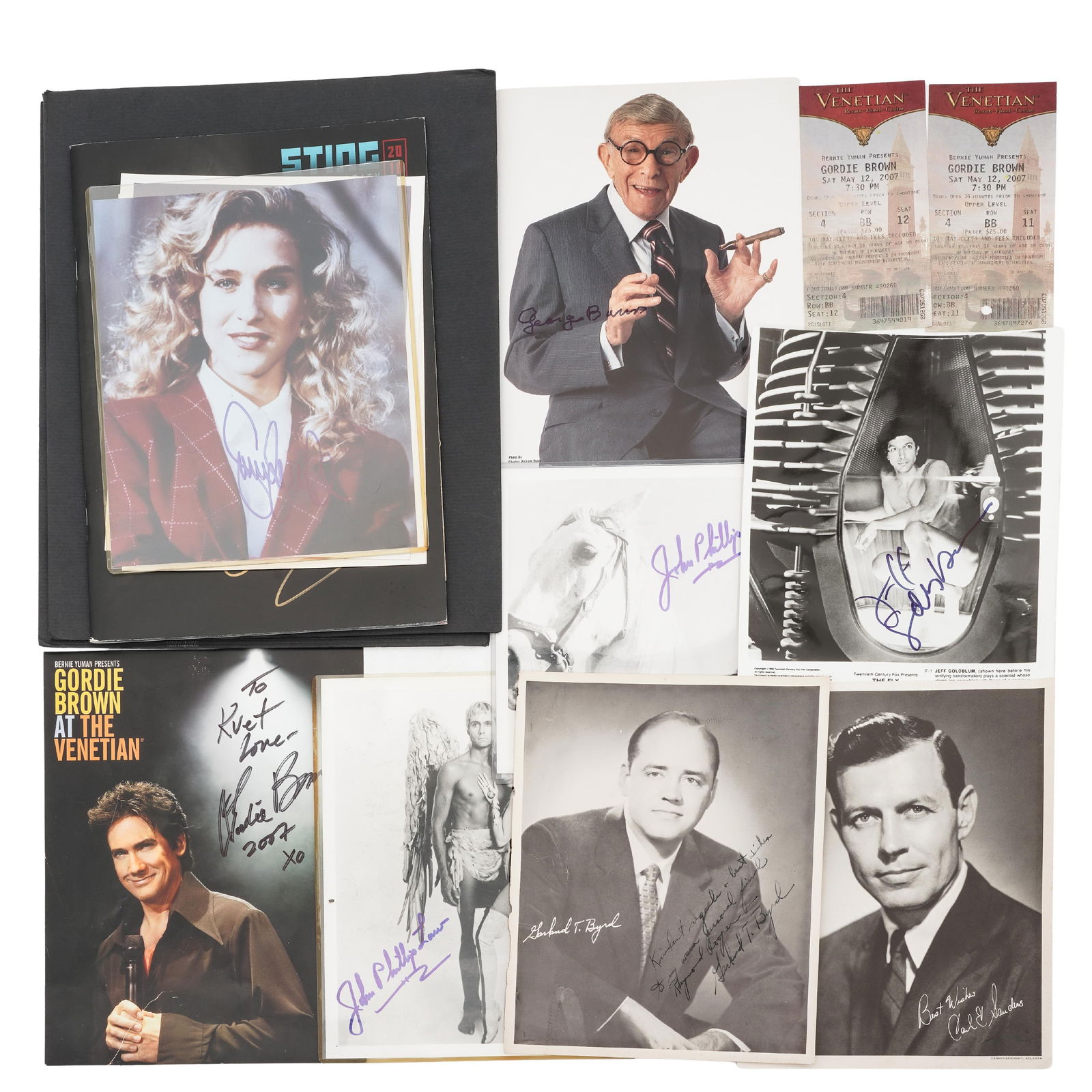 Assorted Autographed Photos of Celebrities with Authenticity Certification (1 of 5)