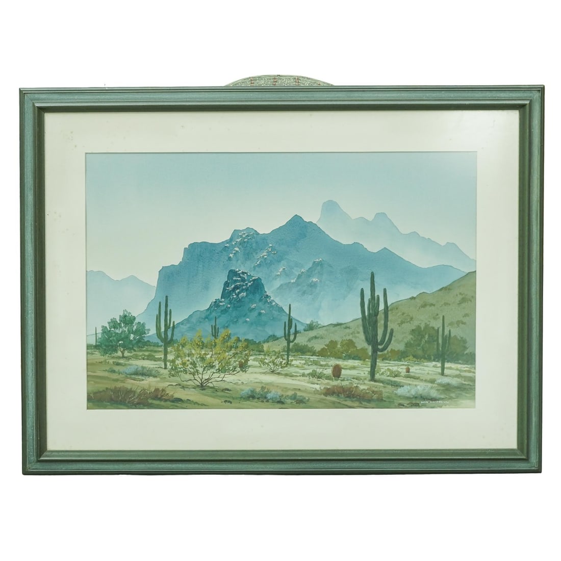 Dave Campbell (American, b. 1936) "View of Squaw Peak" Watercolor on Paper (1 of 6)