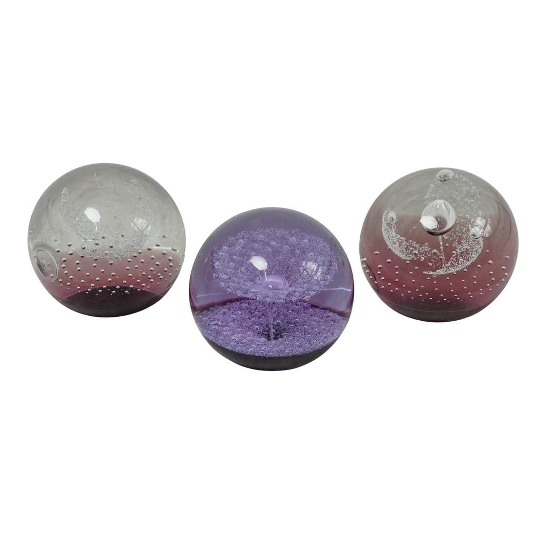 (3 Pc) Caithness Art Glass Paperweights (1 of 7)