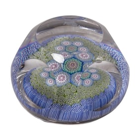 Whitefriars Millefiori Glass Paperweight