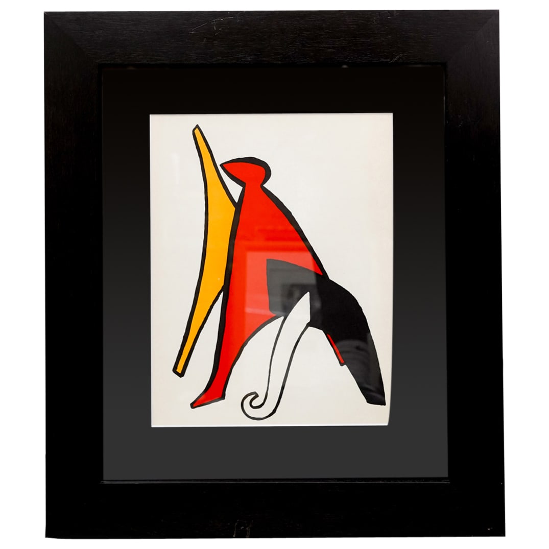 Alexander Calder (1898-1976) "Stabiles V" Offset Lithograph (1 of 2)