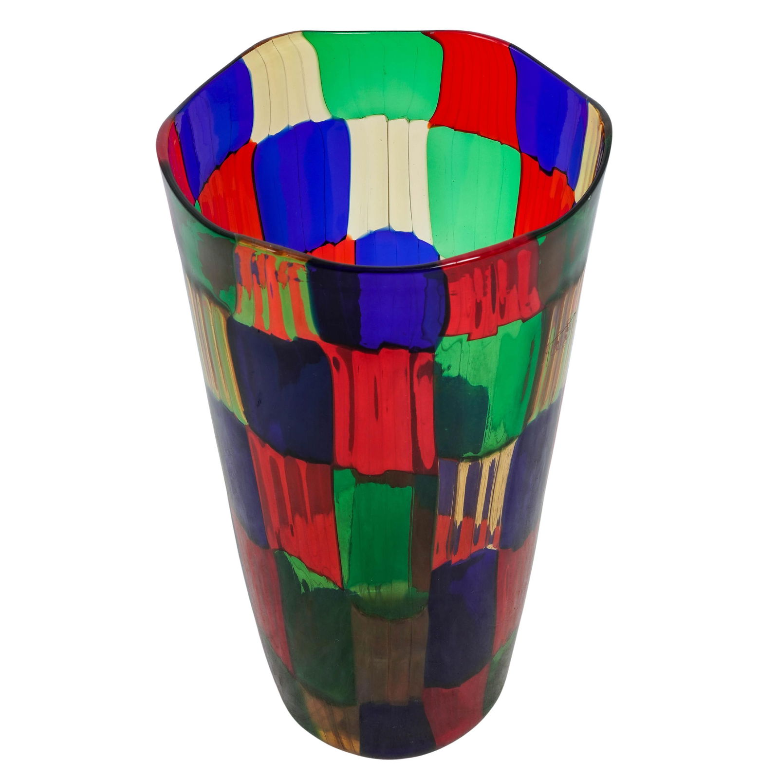 A. Valentina (Italian, 1945-2019) For Oggetti "Pezzato" Murano Glass Vase - 4