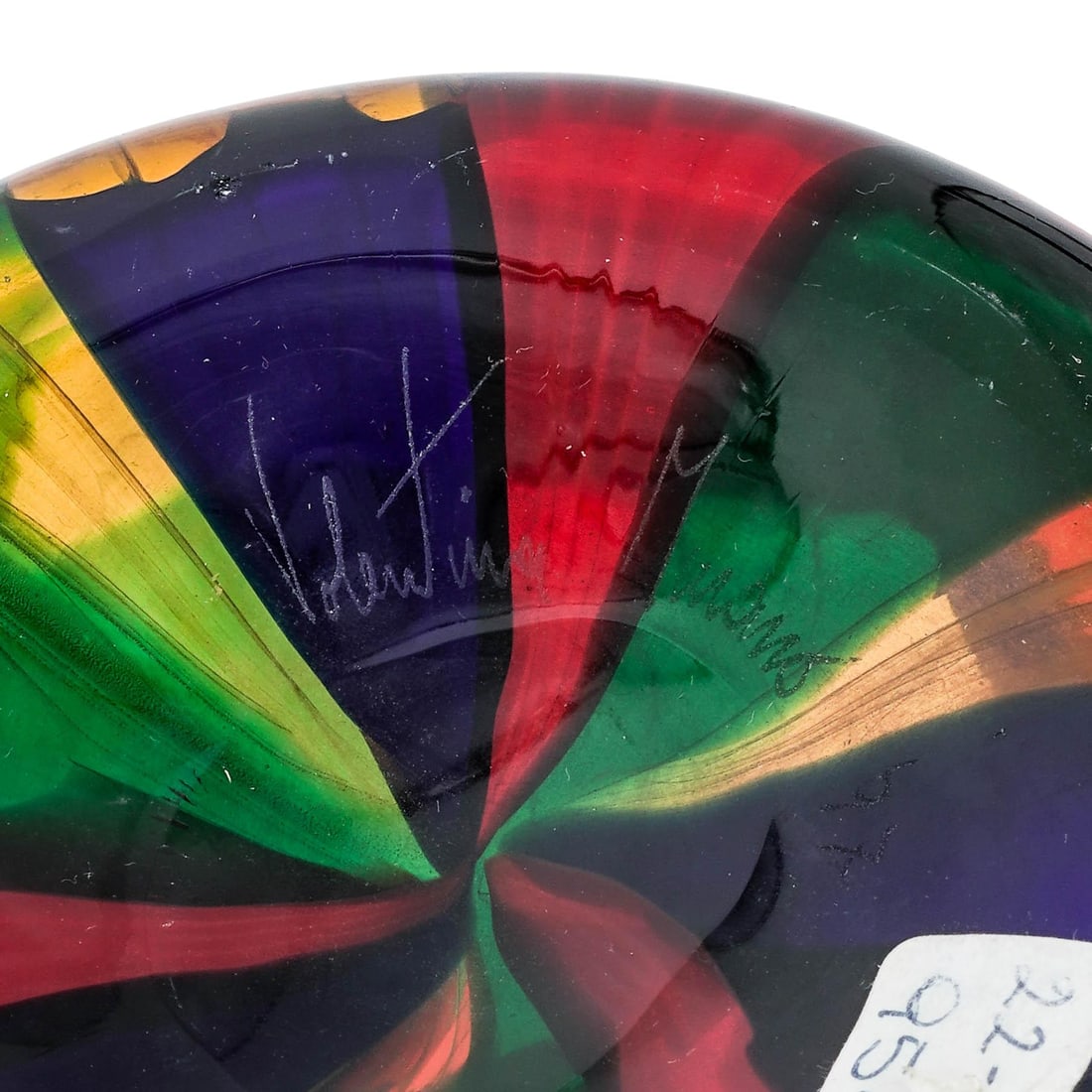 A. Valentina (Italian, 1945-2019) For Oggetti "Pezzato" Murano Glass Vase - 7