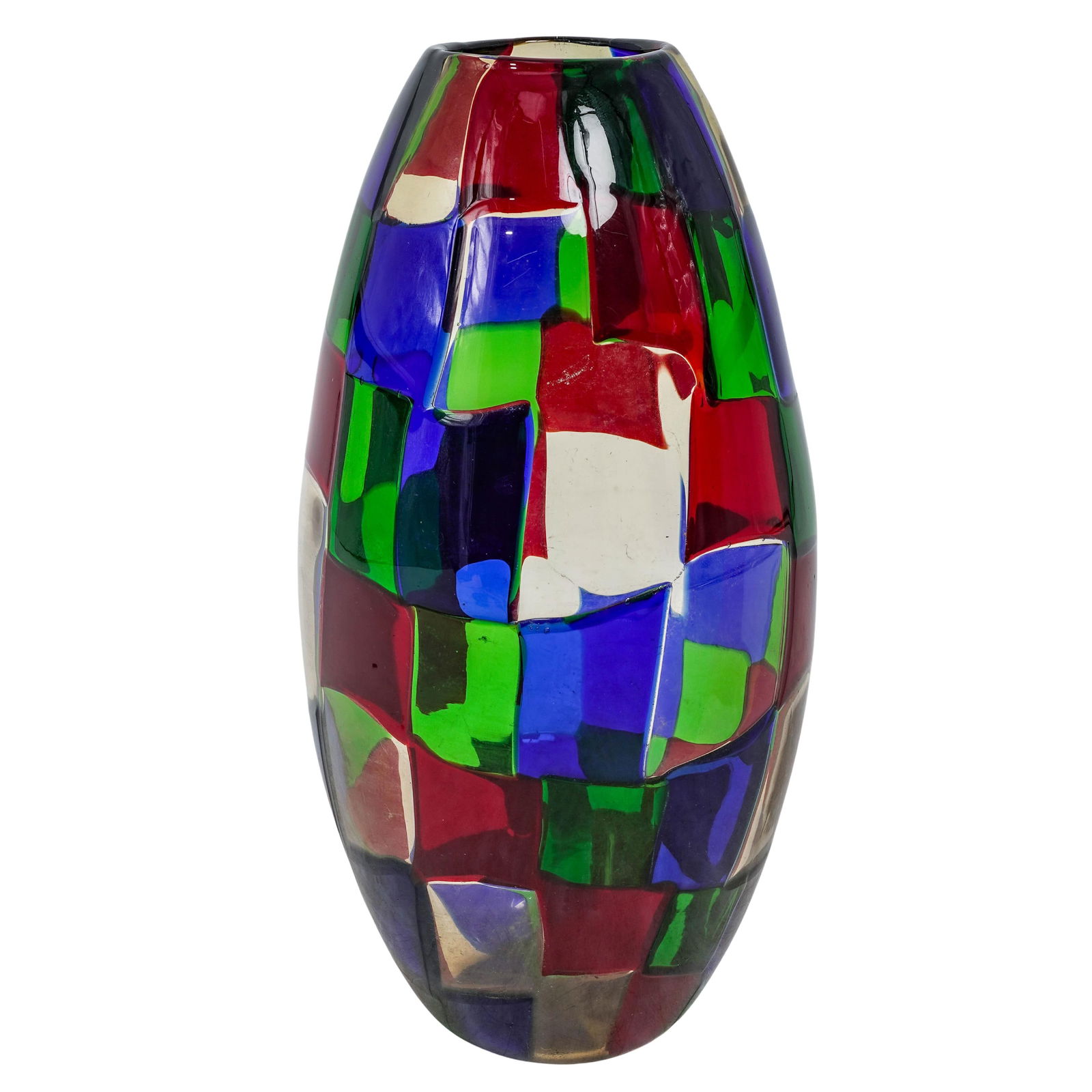 A. Valentina Murano "Pezzato" Art Glass Vase (1 of 5)