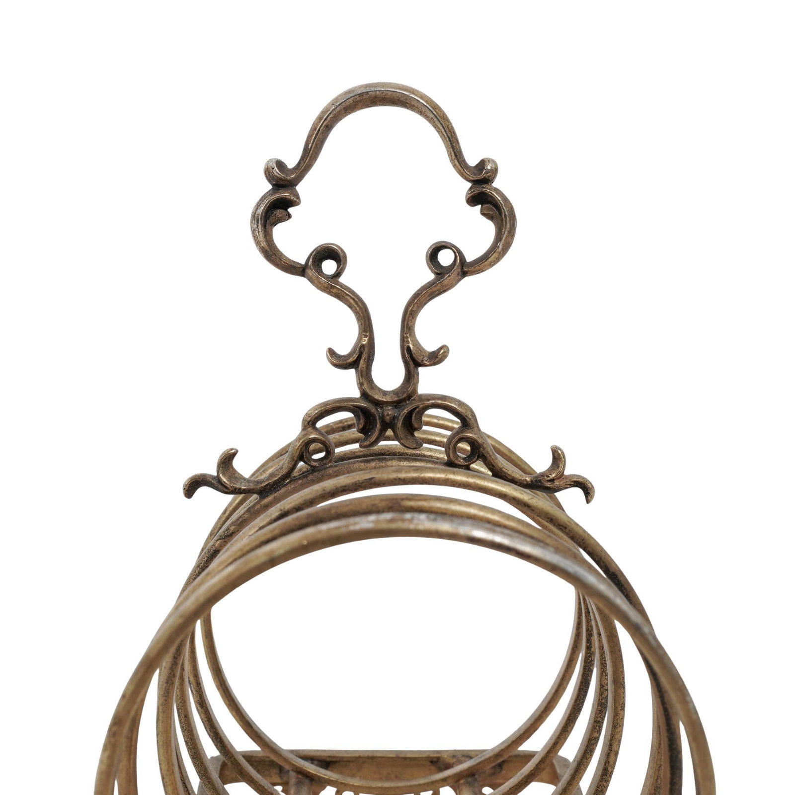 Antique Plated Toast Rack Stand - 4
