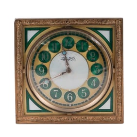 Tiffany & Co. Guilloché Enamel Desk Clock